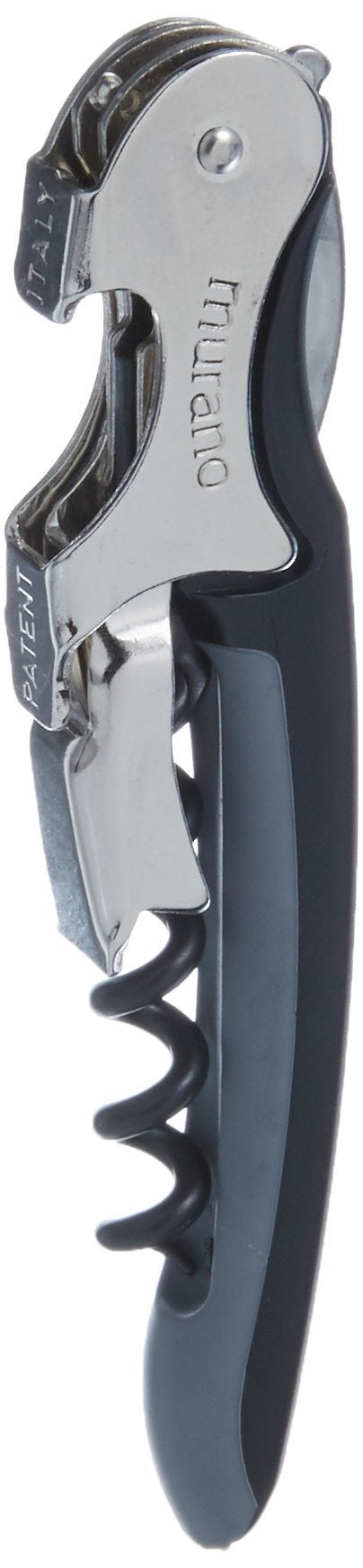 Franmara 3165-BU Soft-Touch Murano Two-Step Waiter Corkscrew with Nonstick Spiral - Image 4