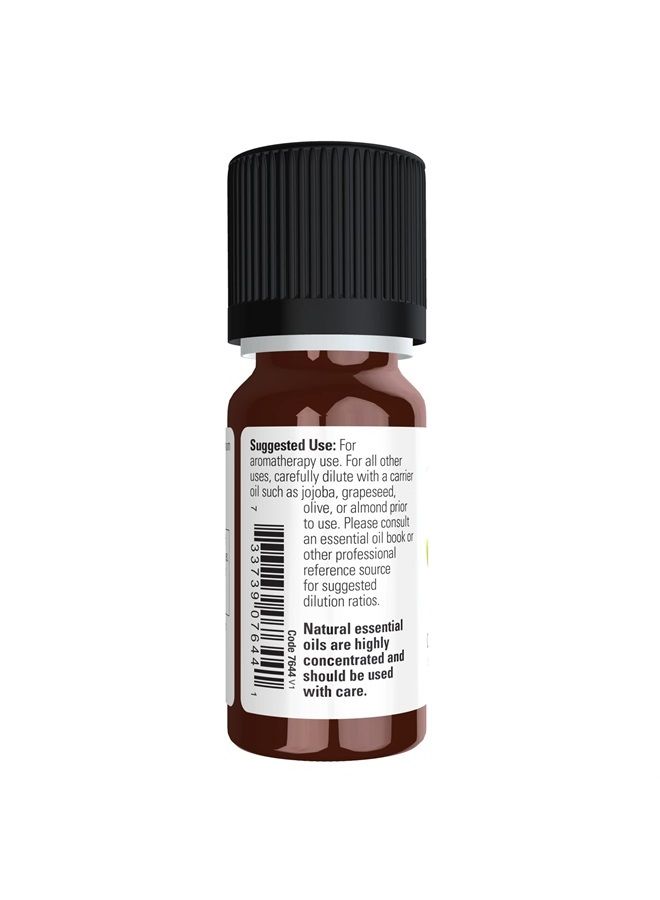 now Essential Oils, Cardamom Oil, Spicy and Warm Aromatherapy Scent, 100% Pure, Steam Distilled Child Resistant Cap, 10 mL  - Image 3