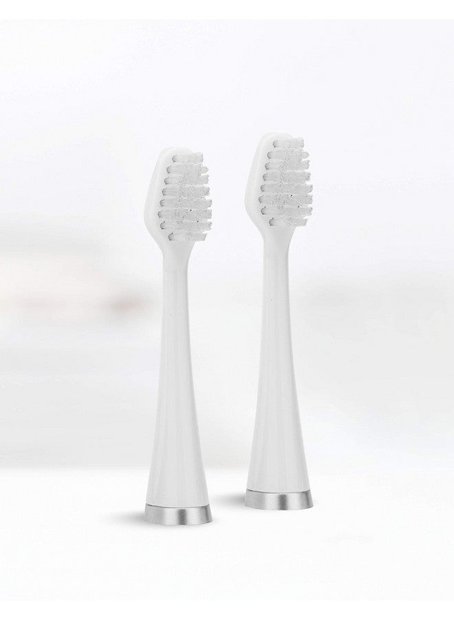 Supersmile Series II LS45 Replacement Brush Heads for Sonic Pulse Toothbrush - Patented 45° Soft Bristles Deliver Professional Teeth Cleaning - No Sensitivity (White, 2 Count) - Image 2