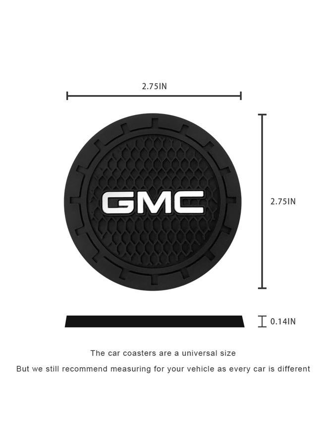 BFIVEANTE Car Cup Holder Coaster for GMC Silicone Cupholder Coaster,Car Interior Accessories,2.76 Inch 2 Pieces - Image 3