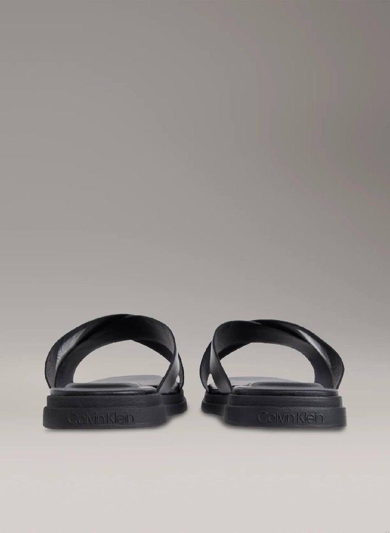 CALVIN KLEIN Leather Sandals - Image 3