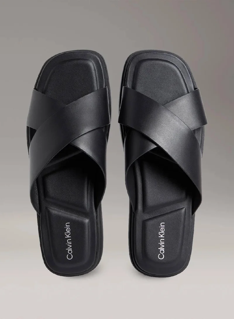 CALVIN KLEIN Leather Sandals