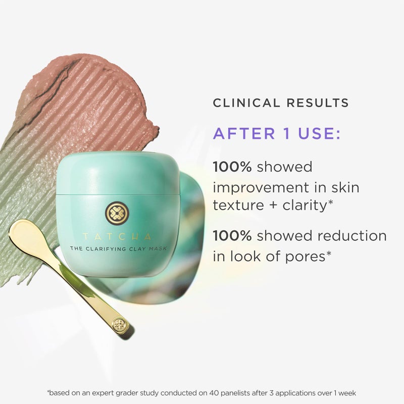 TATCHA The Clarifying Clay Mask | Exfoliating Pore Treatment Creates a Warming Sensation To Open & Purify Pores, 50 ml | 1.7 oz - Image 3
