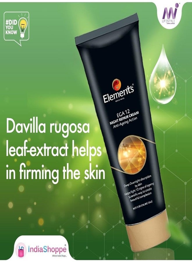 Elements Wellness 12 in 1 Night Repair Cream 25ml, Elements Wellness, 12 in 1 Day Night Repair - Image 2