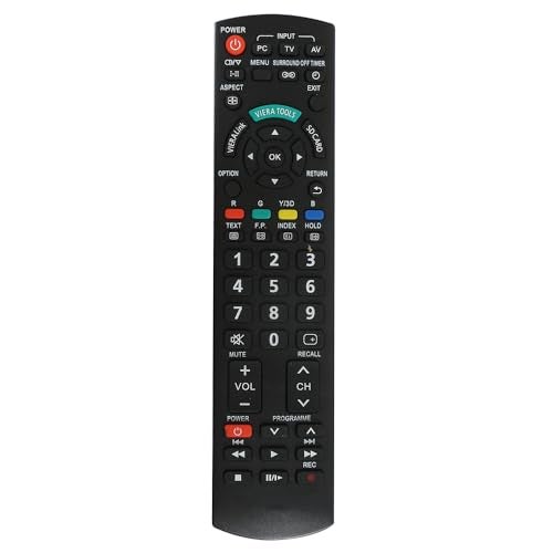RESORB LED 298 Non Voice Compatible for Panasonic Tv Remote Original Smart Model TH-43LS680DX TH-43LX750DX Android Television from Sanyo Kaizen Series - Image 1