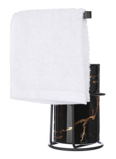NAFEH Soap Dispenser Ceramics Marble Style Refillable Hand Lotion Dispenser Press Bottle(300ml)  - Image 5