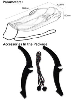 RollsTimi  Outdoor Sports Snow Grass Sand Board with Rope and Hand Brake  - Image 3