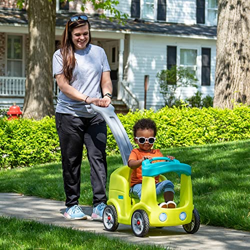 Simplay3 Roll and Stroll Quiet RideOn Toddler Toy Push Car with Seatbelt for Toddlers Ages 154 yrs Yellow - Image 5
