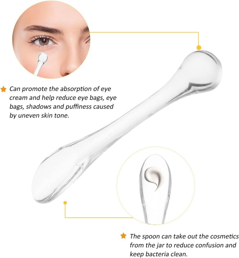 Beaupretty 15pcs Face Cream Spoons Acrylic Makeup Spatula Beauty Massage Scoop Eye Spoons Cosmetics Scoops Skin Care Tools for Facial Cosmetic Face - Image 4