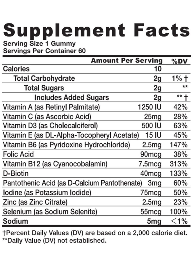 Dr. Gummies Dr Gummies Everyday Adult Multivitamin Supplement Gummies With Antioxidants, 60's - Image 3