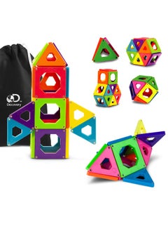 Discovery Discovery Mindblown Magnetic Tiles Set (24 Pieces)  - Image 3