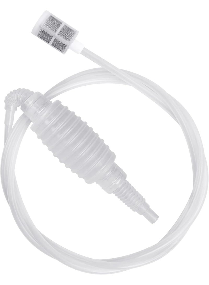 FDTY 6 Ft Extractor with Filter, Professional & Effective Auto Oil Siphon, Easy-to-use Hand Pump, Liquid Extractor for Oil, Juice (2 PACK) - Image 1