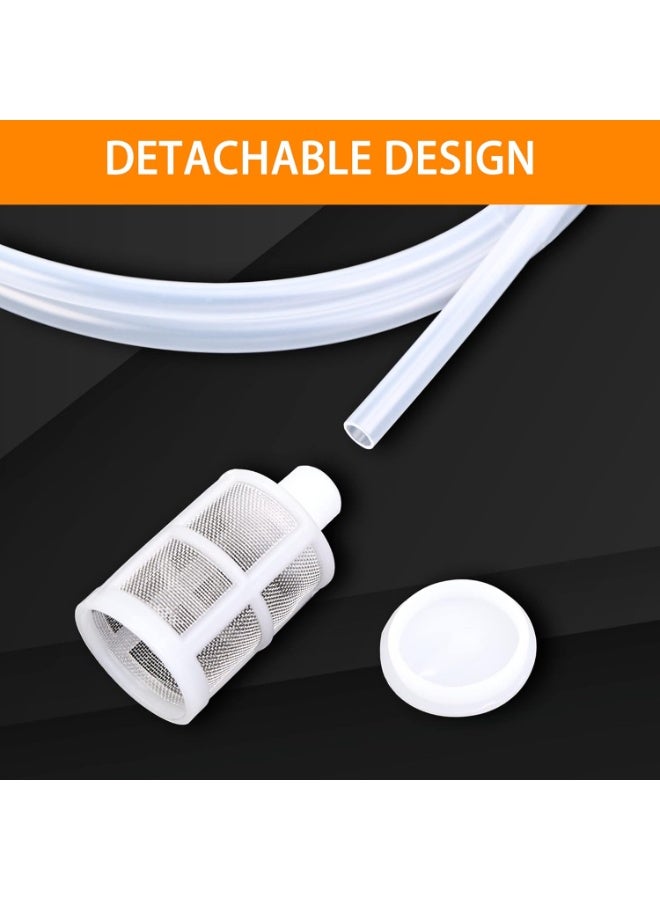 FDTY 6 Ft Extractor with Filter, Professional & Effective Auto Oil Siphon, Easy-to-use Hand Pump, Liquid Extractor for Oil, Juice (2 PACK) - Image 3