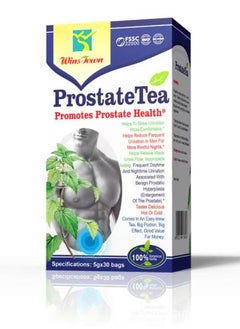 Wins Town Prostate Tea Bags Individual Package Prostate Health Tea for Men Portable Male Prostatic Health Care Tea Infuser Bags 30 Bags  - Image 1