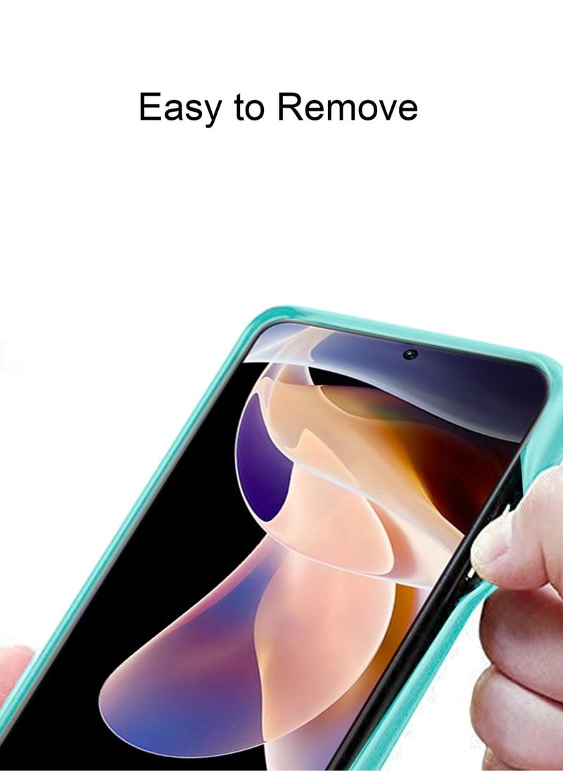 دبليو تيك - غطاء حماية هجين شفاف لهاتف Xiaomi Redmi Note 11 Pro Plus 5G أخضر بحري - Image 1
