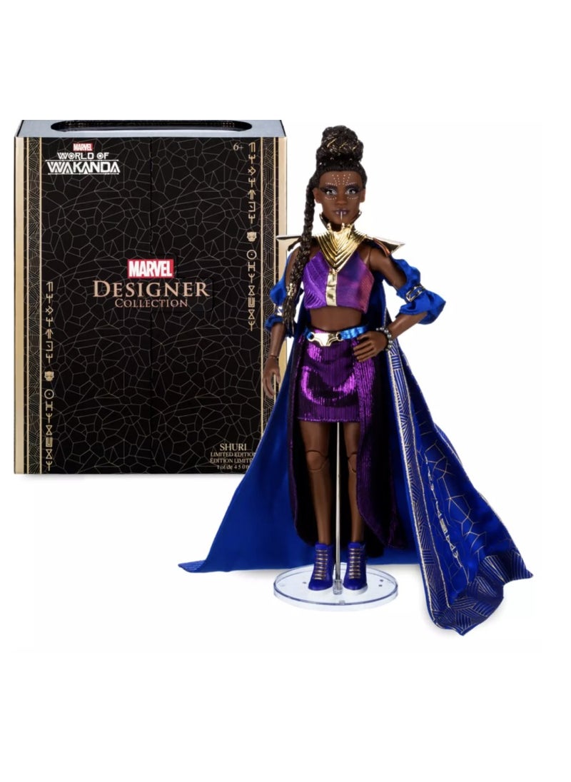 MARVEL - Designer Collection Doll – Black Panther: World of Wakanda Shuri Limited Edition Doll - Image 1