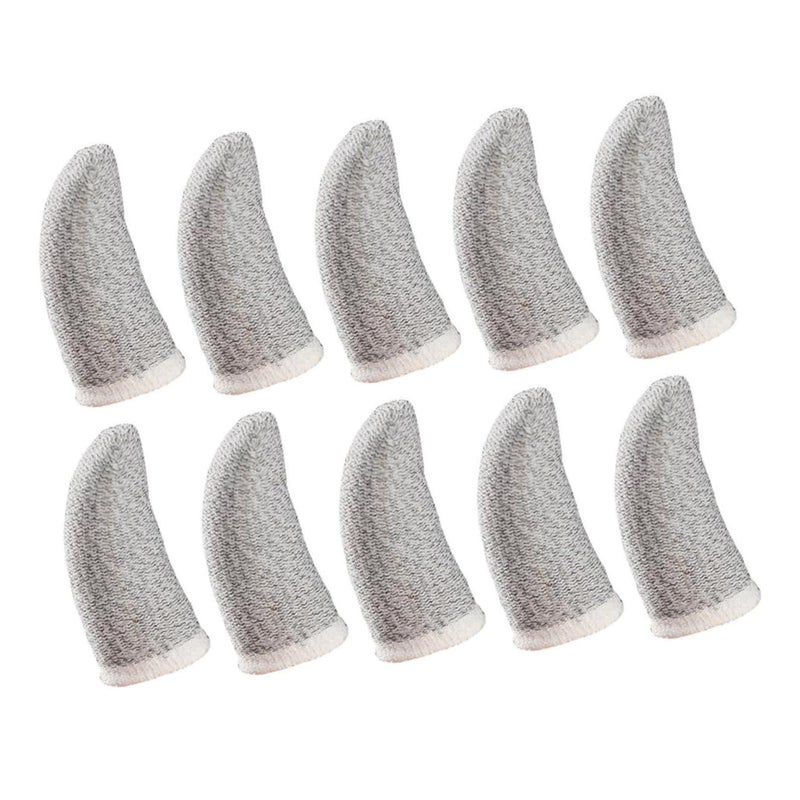 10 Pcs Breathable Wear Resistant Thumb Sleeves Fiber Flexible Touchscreen Covers for Gaming Sweat Finger Protectors - Image 2