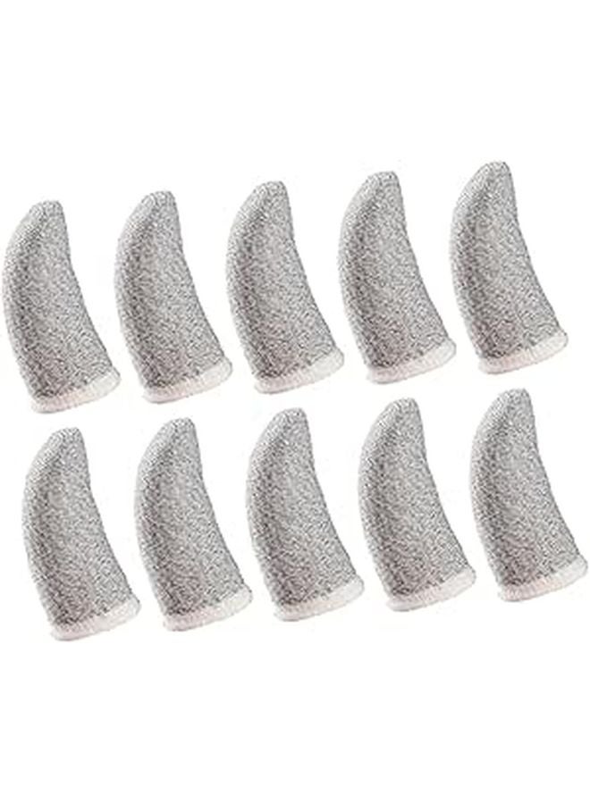 10 Pcs Breathable Wear Resistant Thumb Sleeves Fiber Flexible Touchscreen Covers for Gaming Sweat Finger Protectors - Image 1