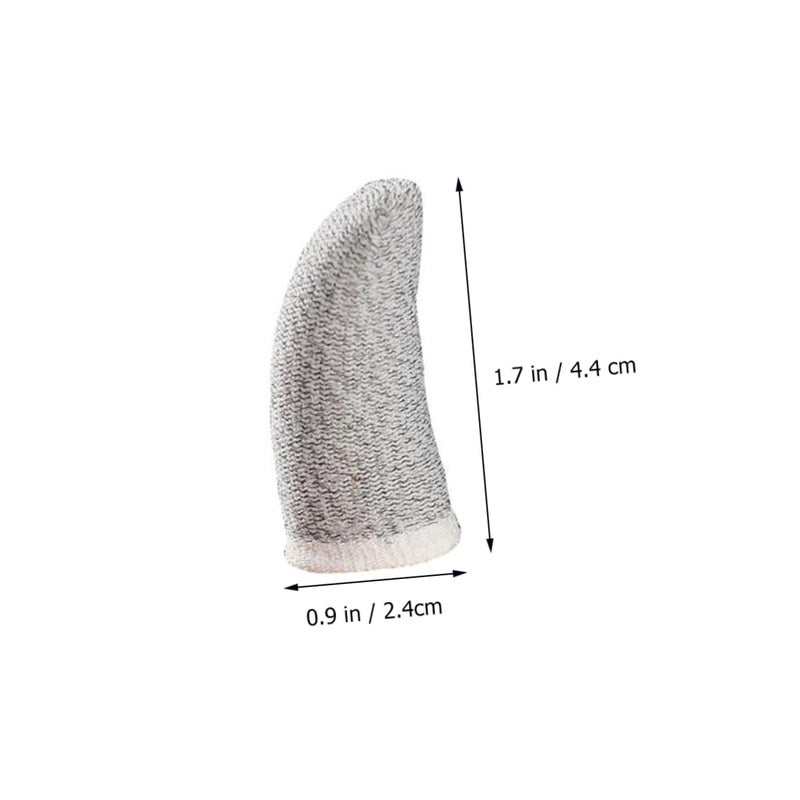 10 Pcs Breathable Wear Resistant Thumb Sleeves Fiber Flexible Touchscreen Covers for Gaming Sweat Finger Protectors - Image 3