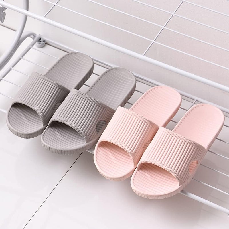 VIDSID Shower Slippers Dry Quickly Bath Slippers Womens Non Slip Indoor Home Bedroom - Image 3