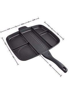 PAVITYAKSH PAVITYAKSH Magic PAN 5 in 1 Magic Frying Pan Master Non-Stick Divided Grill Pan Chef's Fry Oven Meal Skillet Baking Cookware -Pan Set, Non Stick Fry Pan Set, Chef pan-Chefs-Pans  - Image 5