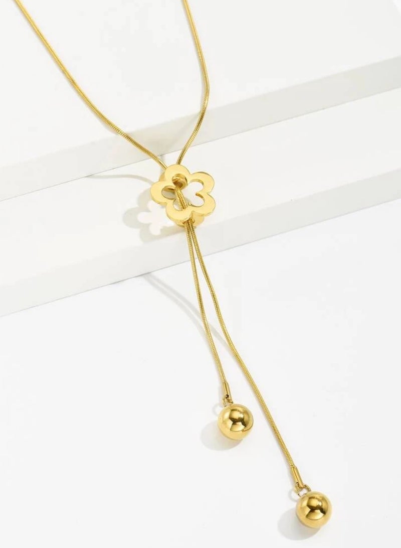 NEW STYLE Elegant Gold Stainless Steel Necklace For Women - Image 2