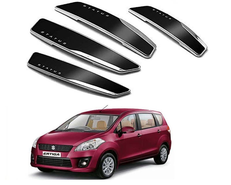 Auto E-Shopping Status Car Door Guard Edge Protector Black Color for Ertiga Set of 4 Pieces - Image 1