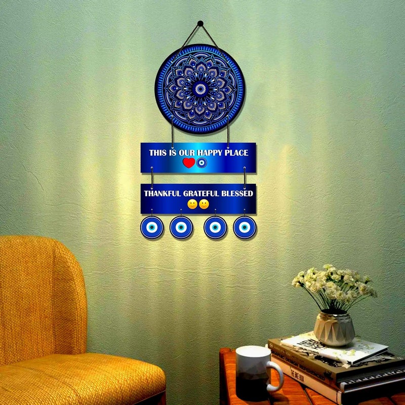 Expleasia, Exuberant & Luxury Decor EXPLEASIA Decorative Wall Hanging Wooden Art Decoration Item for Home Office Motivational quotes decor Home Decor Gift Items This Is Our Home  - Image 4
