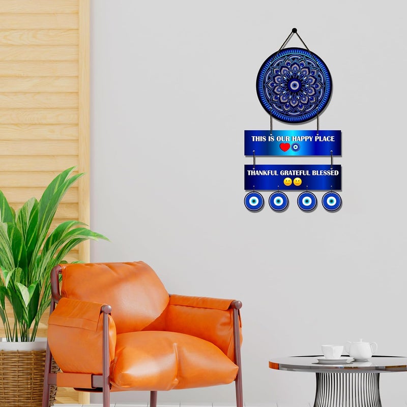 Expleasia, Exuberant & Luxury Decor EXPLEASIA Decorative Wall Hanging Wooden Art Decoration Item for Home Office Motivational quotes decor Home Decor Gift Items This Is Our Home  - Image 3