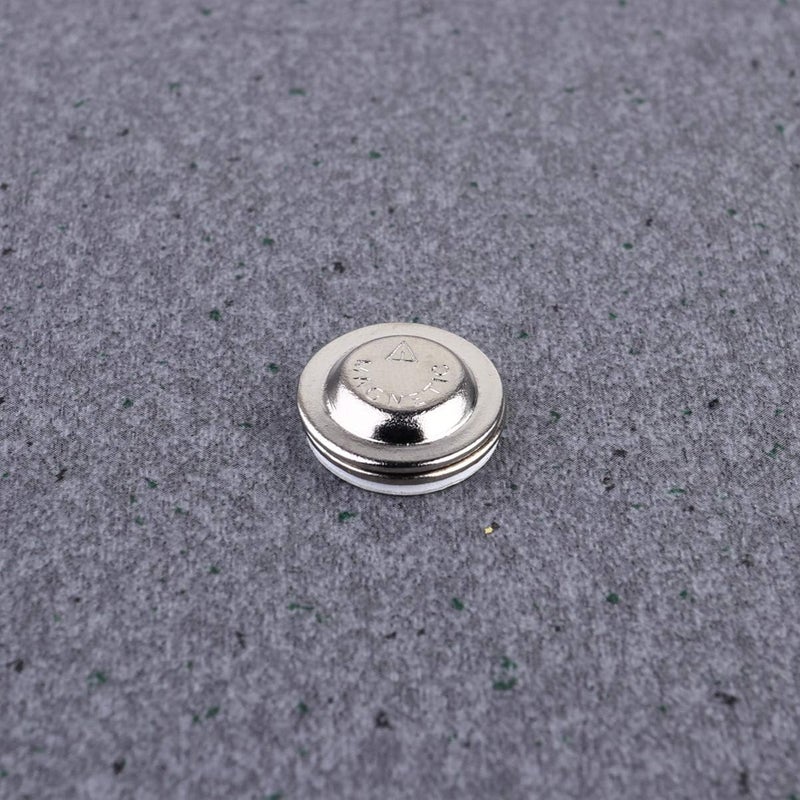 comfrt 24PCS Magnetic Snap Button Round ID Name Badge Fastener Metal Lapel Pin Brooch Holder for DIY Craft Scarf Purses Bags Clothes Leather(20mm,Silver) - Image 5