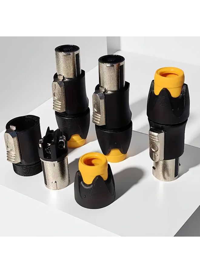 MW405 B 4 Pole Metal SpeakON Loudspeaker Connector For Pro Audio Amplifiers And Speakers - Image 1