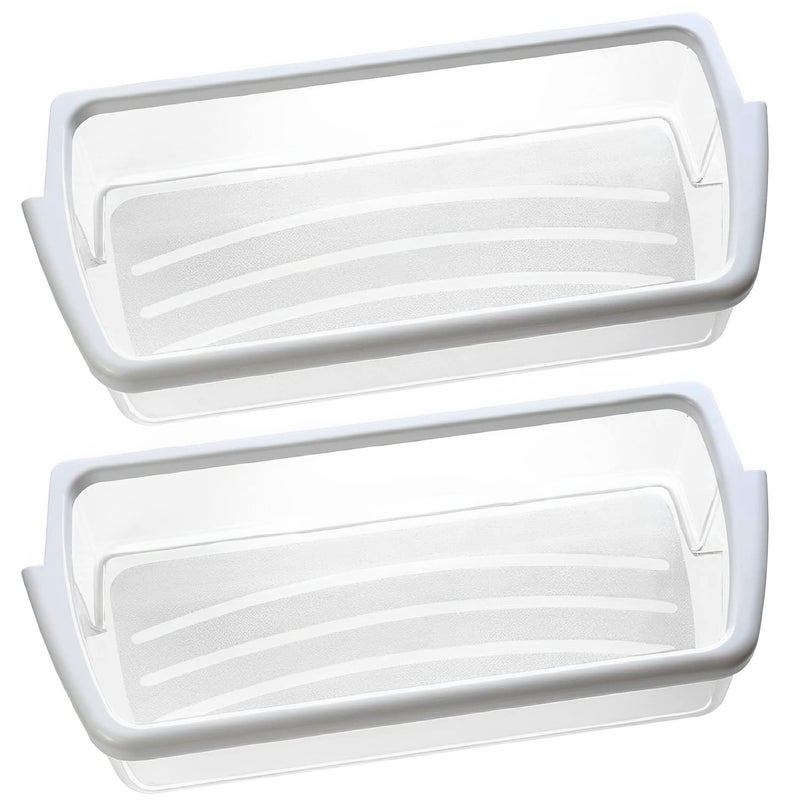 SENMEDO 2 PACK Upgraded W10321304 Refrigerator Door Shelf Replacement Compatible with Whirlpool Fridge Door Bin WRS325FDAM01 WRS325FDAM02 WRS325FDAM04 ED5FVGXWS07 - Replace WPW10321304 AP6019471 2179574 - Image 1