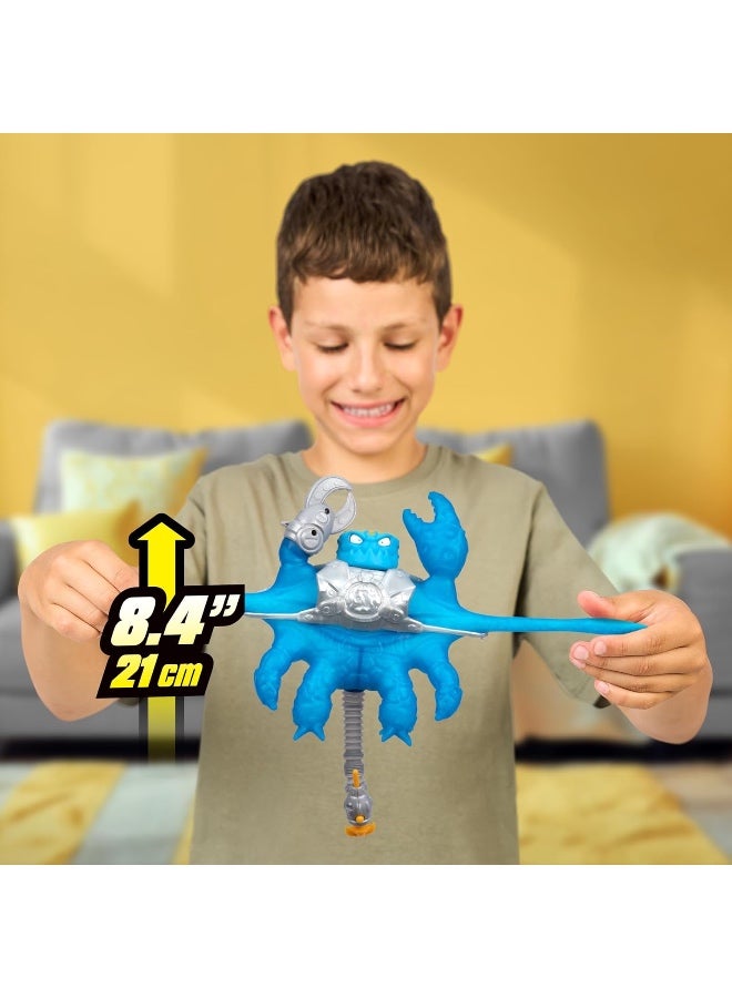 جوو جيت زو شخصية "باتل سكوربيون" (Battle Scorpion) من مجموعة "هيروز أوف غو جيت زو" (Heroes of Goo Jit Zu) - إصدار "ميتيور مادنس" (Meteor Madness): تتميز بقدرة على التمدد حتى 3 أضعاف حجمها، وهجمات بالمخالب واندفاع الماء (Hydro Blast)، وإمكانية ركوب شخصيات "غو جيت زو" الأخرى؛ لعبة حركية ممتعة للأطفال. - Image 3