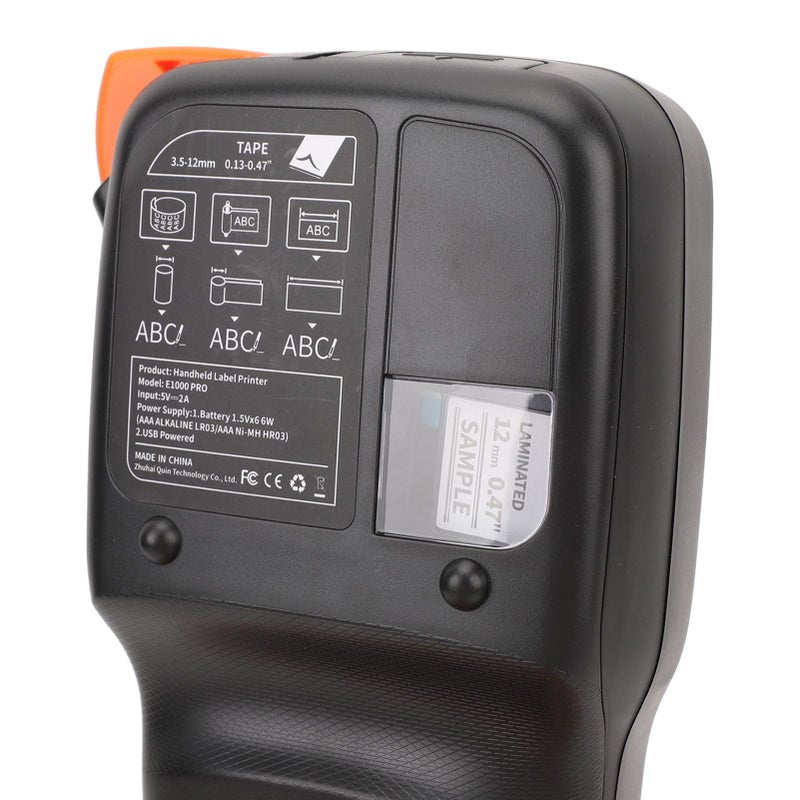 طابعة ملصقات حرارية محمولة مع لوحة مفاتيح تعمل بالبطارية للاستخدام في الكابلات والتجاري - Image 3