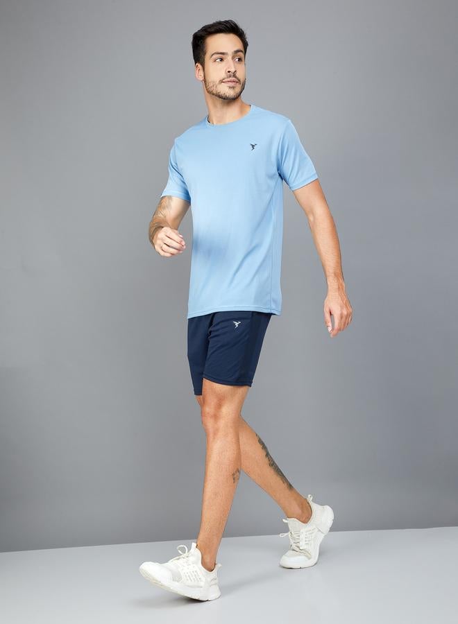 Technosport Solid Regular Fit Shorts - Image 1