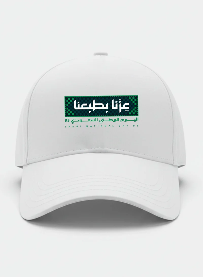 LOWHA Cotton Cap for Saudi National Day with Celebration Phrase Design