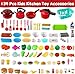 FunMission 134 Pcs Toy Kitchen Accessories Toddler Pretend Cooking Toys with BBQ Grill Pressure Cooker Kettle Pots Pans Kitchen Playset for Cutting Play Food Learning Gift for Girls Boys - Image 4