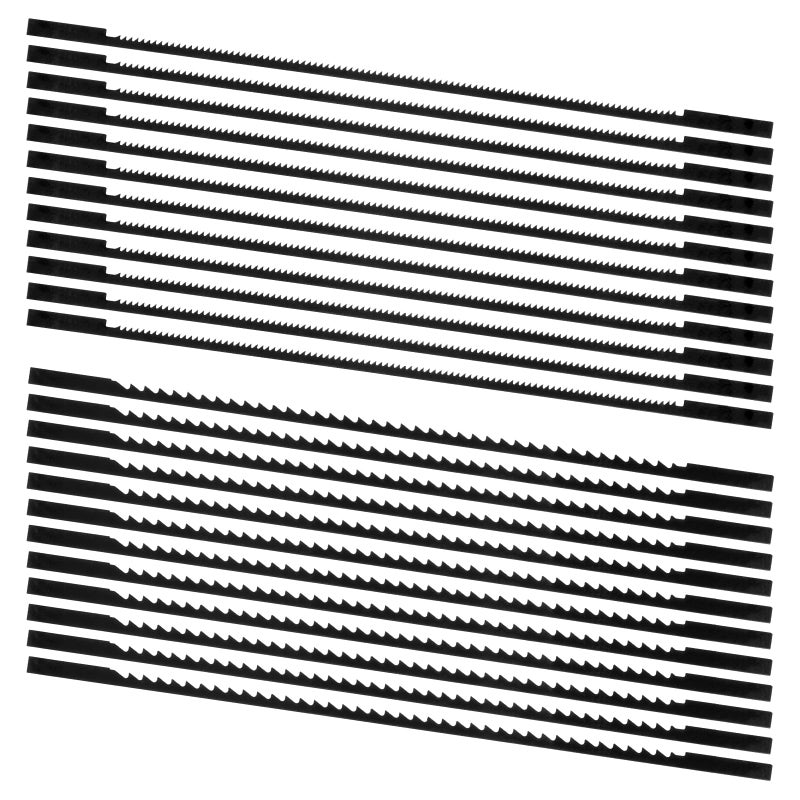 Alrhso Scroll Saw Blades 5 Inch Plain End Scroll Saw Blade Scroll-Saw Blades for Wood 24 Pack (28TPI, 10TPI) - Image 1
