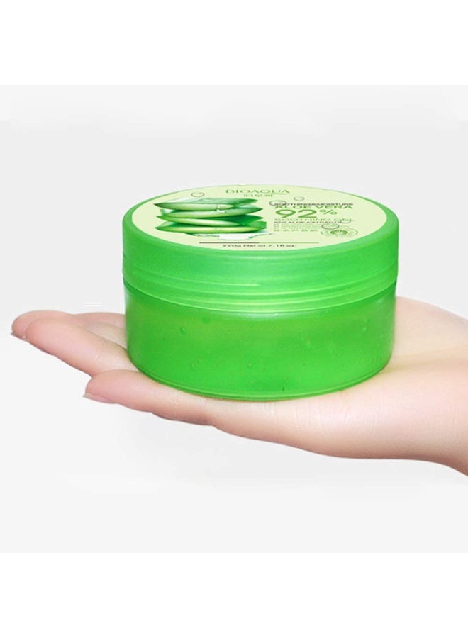 BIOAQUA 92% Aloe Vera Extracts Hydrating Acne Spot Removing Face Night Cream Replenishiment Soothing Long-lasting Gel 220g - Image 4