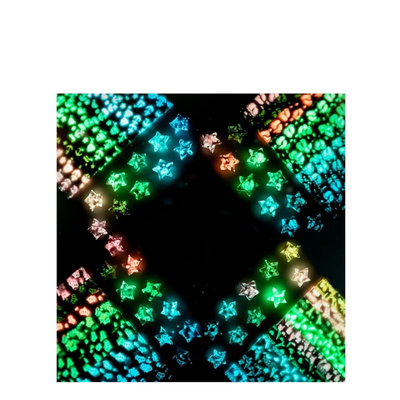SOLARAE 840 Sheets Star Paper Strip, Luminous Origami Star Paper Strips Glow in The Dark Folding Strips Star Origami Paper Strips Decoration - Image 4