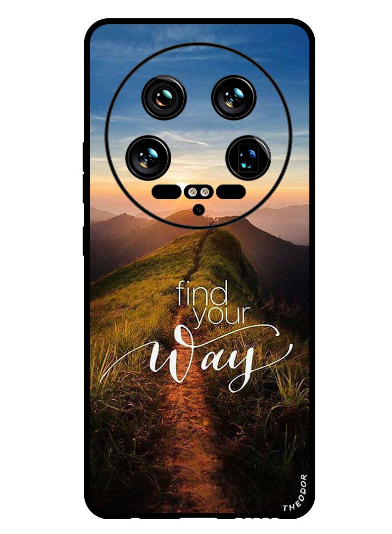 Theodor Protective Case Anti Scratch Shock Proof Bumper Cover For Xiaomi 14 Ultra Find Your Way - Image 1