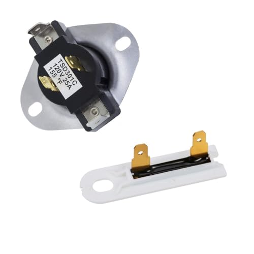 XPARTCO EXP6974 Dryer Thermostat Kit Compatible with Select Whirlpool, Kenmore, Maytag Models Replaces WP3387134, WP3392519, W10900067, 279816, WP3977767 - Image 3