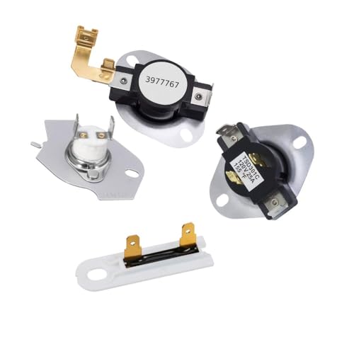 XPARTCO EXP6974 Dryer Thermostat Kit Compatible with Select Whirlpool, Kenmore, Maytag Models Replaces WP3387134, WP3392519, W10900067, 279816, WP3977767 - Image 1