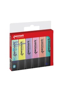 بينمارك Penmark Highlighter Pen 6 Acetate Mixed Color Pastel - No:HS-505  - Image 1