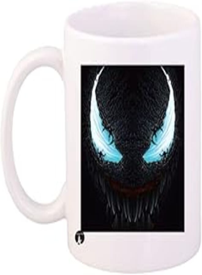 RYN RYN PRINTED Design Venom Coffee Mug White Black Blue Standard Size 