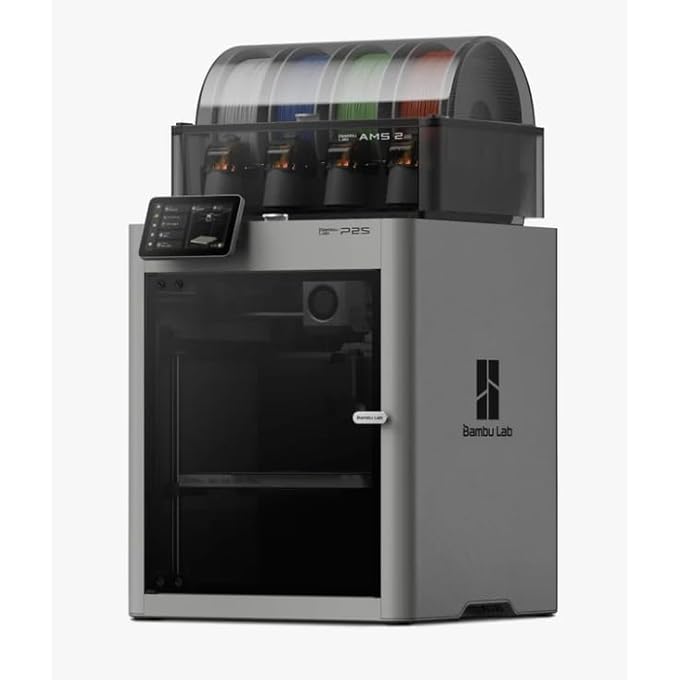 BAMBU LAB P2S-COMBO-UK,5-INCH TOUCH SCREEN,MULTI-COLOR PRINTING,256 * 256 * 256 MM PRINT VOLUME