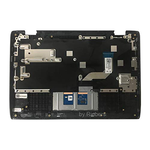 Rinbers Laptop Palmrest Upper Case with US Keyboard and Touchpad Assembly Replacement for Lenovo Chromebook 11 100e 81ER 5CB0R07036 (Not for 100E 2nd Gen) - Image 2