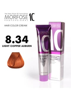 Morfose 10 Hair Color Cream Argan Oil 8.34, 100ml - Radiant Light Copper Auburn - pzsku/Z2175A91C10BDFA4D3B01Z/45/_/1716380330/20f863d6-55c3-4314-8347-f050625ee3c3