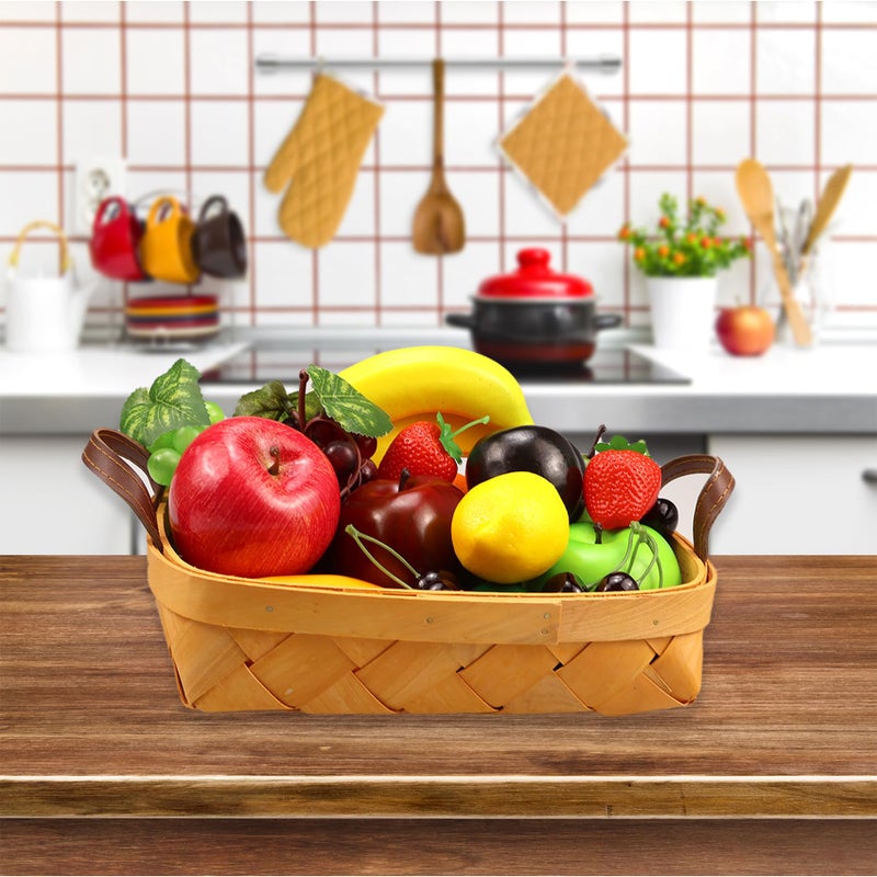 Ikosora Ikosora 20 Pcs Fake Fruit Pack  Artificial Fruit for Decoration Party  Realistic Fake Fruits Table Centrepieces Decoration Home Kitchen  Lifelike Faux Fruits Apple Bananas  - Image 5