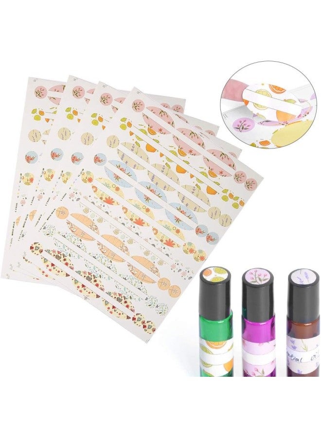 klarako Sticker Bottle Cosmetic Oval-Shaped and Round Stickers Colorful Bottle Label - Image 1